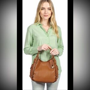 Michael Kors ✅Bedford Large (Brown Luggage)